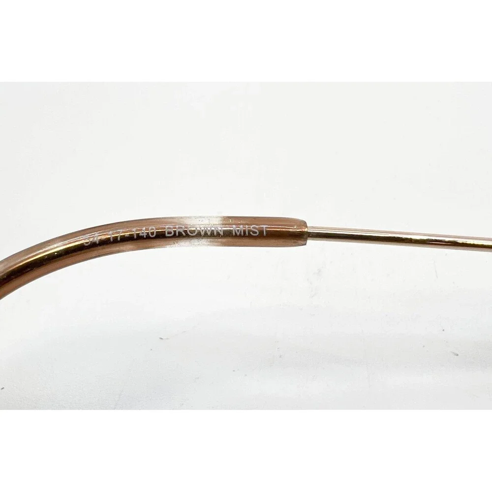 I-Deal Optics R600 Eyeglasses Womens Brown Mist Cat Eye Frames 54-17-140
